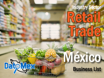 Retail trade sector business list Mexico